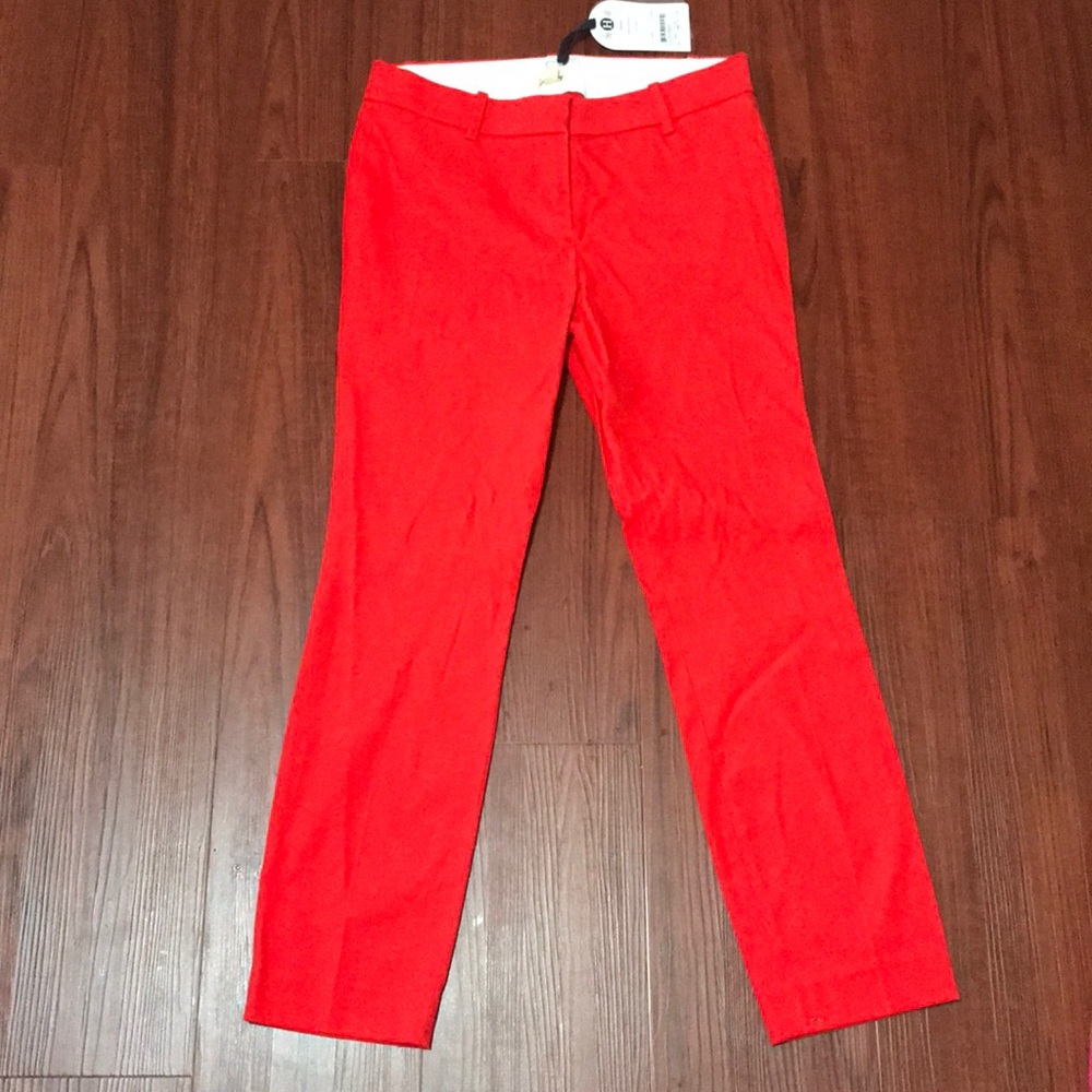 Hot red pants.